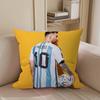 Футбольная наволочка М-Месси, чехол для подушки на диван, украшение для дома, подарок для детей