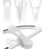 24-Piece Multi-Functional Clothes Clips Finger-Style Children's Clothes Clips Clip-On Plastic Hangers Pants Hanger Clips