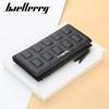 Baellerry Women's Long Purse Zipper Wallet Multi-functional Cell Phone Bag Korean Style Coin Purse PU Leather Clutch Bag Fashion Billfold