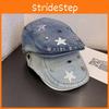 Pentagram Retro Star Cowhide Cabbie Hat Breathable Cotton Fashion Women Casual