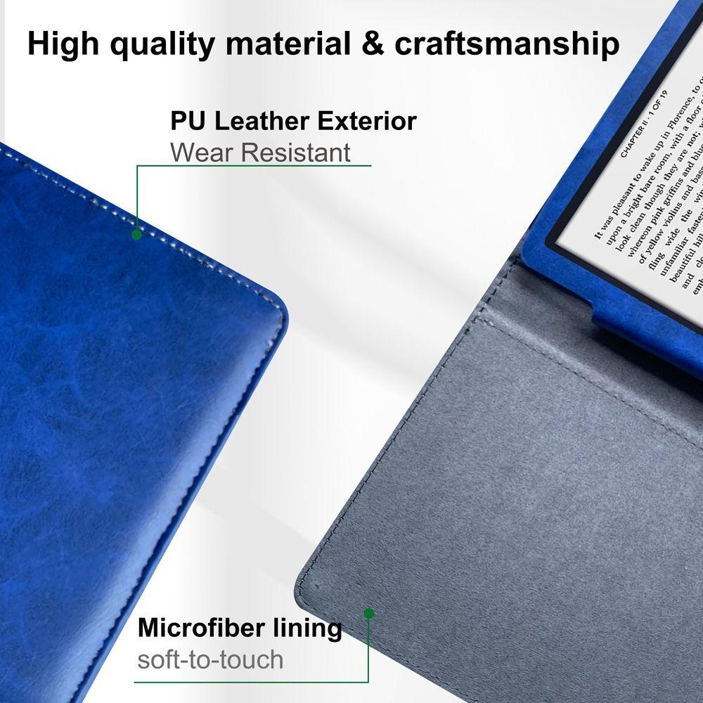 Anti-fall E-Reader Case Leather Protective Shell Premium Folio Cover for Sony PRS T2