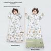 Adjustable Thickened Anti-Kick All-Cotton Baby Sleeping Bag for All Seasons