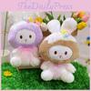 Longeared Plush Rabbit Toy Cute Cartoon Doll Girls Kids Companion Gift Birthday