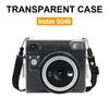 [Лаборатория Фильмов] Прозрачный чехол для камеры Instax Square SQ40, Защитный чехол для камеры с ремешком CAA10