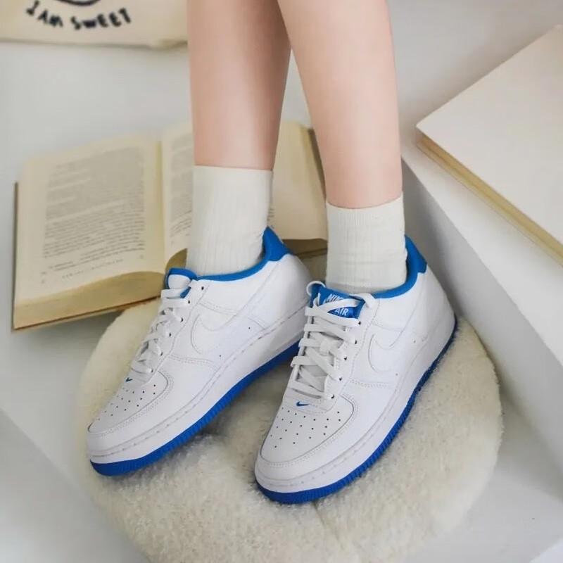 Nike Детские кроссовки Air Force 1 GS White Light Photo Blue DV1331-101