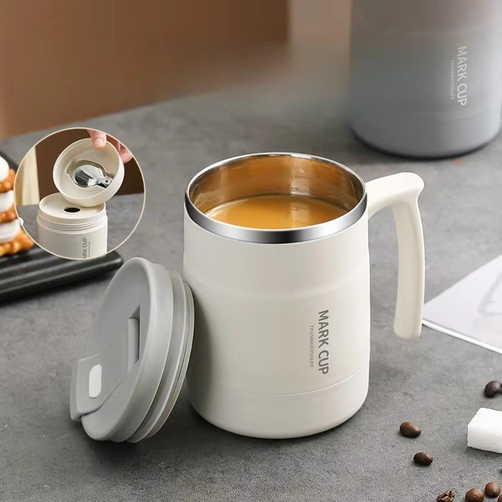 Stainless Steel Thermal Coffee Mug Anti-scalding Insulated Water Cup Portable Thermal Cup School