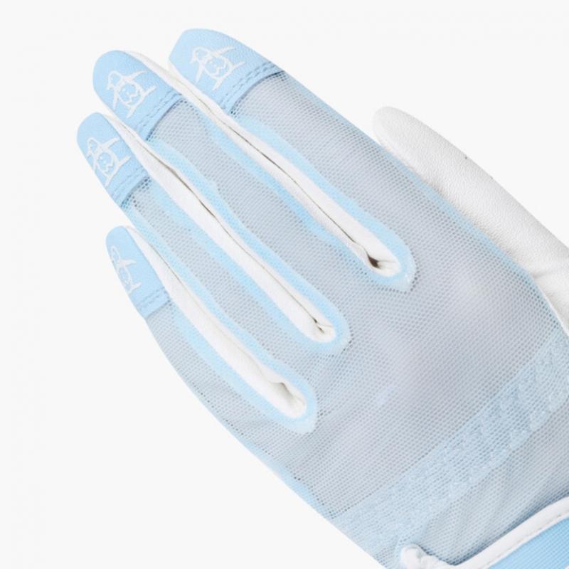 Munsingwear Женские сетчатые перчатки Светло-голубые Mr122lgl31