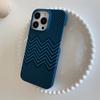 Матовый чехол-бампер из углеродного волокна с рисунком «волна» для For Iphone 15 14 13 12 11 Pro Max, задняя крышка с защитой от царапин, улучшенное теплоотведение