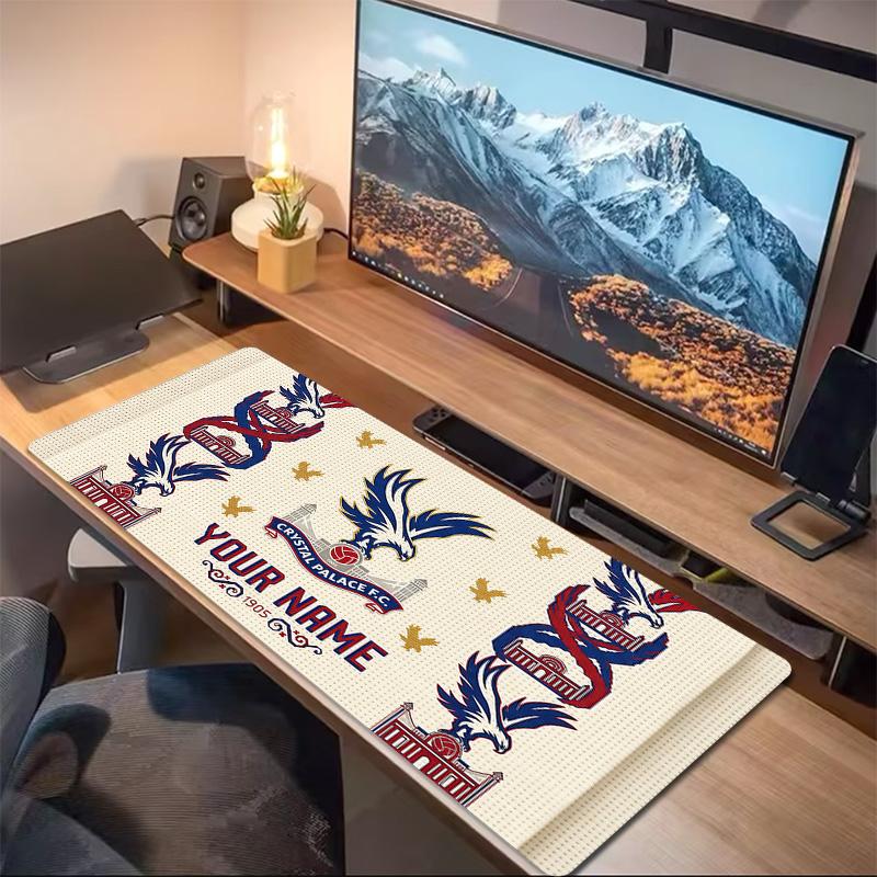 Crystal Palace F.C Print Cushion Non-slip Laptop Tablet Big Mousepad XXL Mat Mini PC Playmat With Lock edge