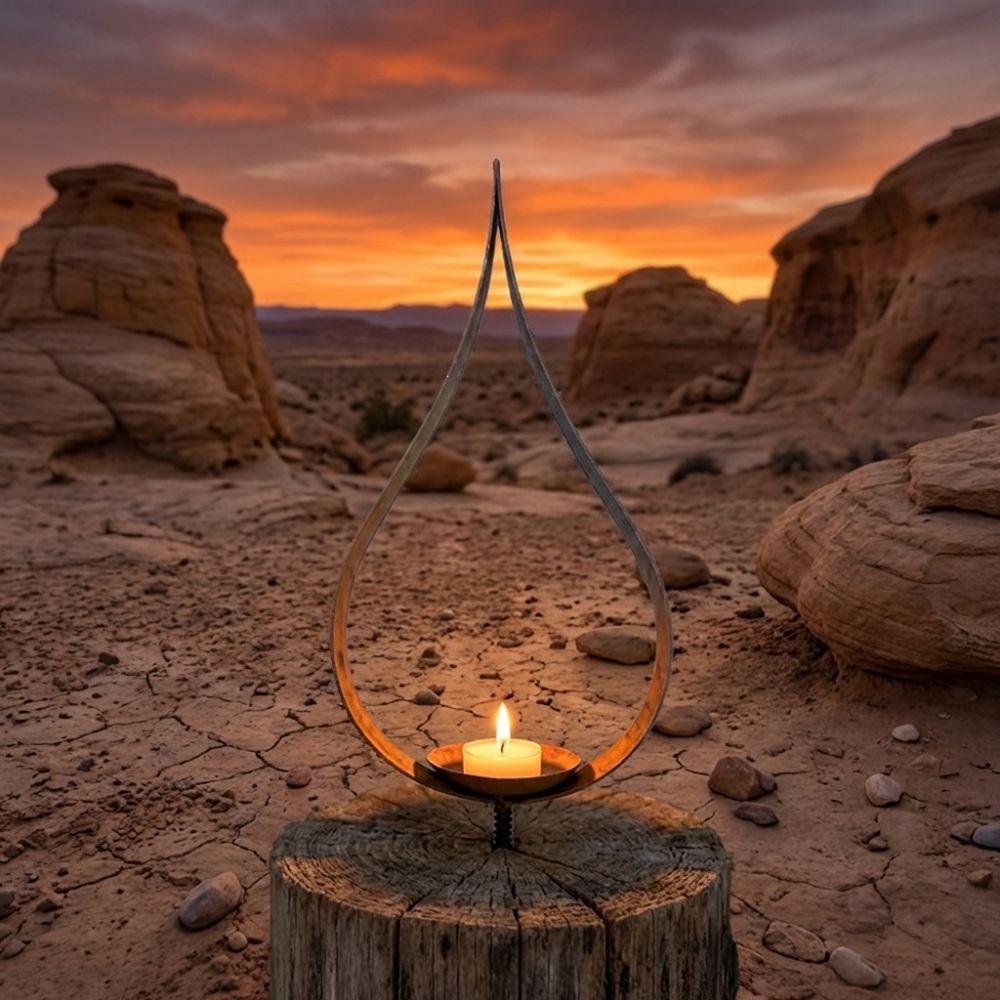Non-slip Iron Candle Holder Stable Metal Candle Stand Multi-purpose Candlestick Rack Wedding Table