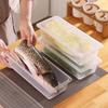 Контейнер для хранения мяса, рыбы и свежих продуктов в холодильнике с крышкой — устойчив к запахам и имеет перегородки.