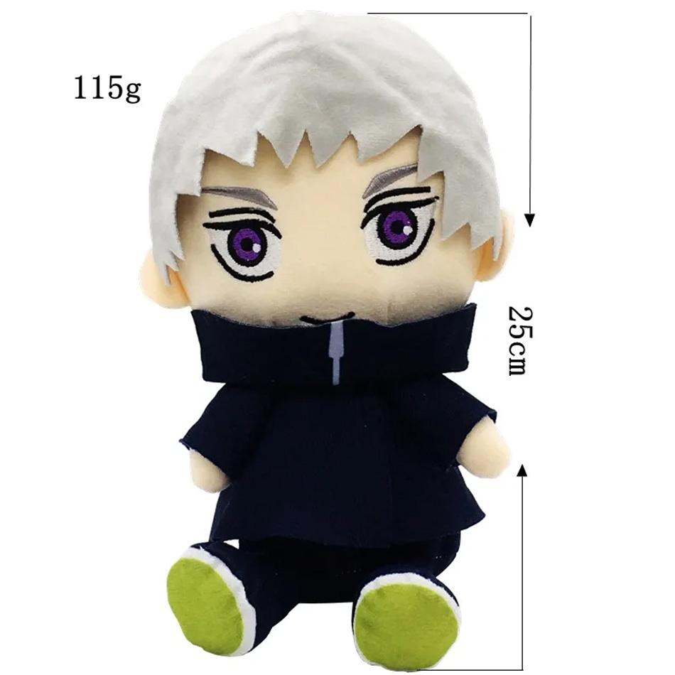 20 см Аниме Плюшевые Игрушки Jujutsu Kaisen Годжо Сатору Фушигуро Мегуми Кугисаки Нобара Мягкие Набивные Куклы Подарки для Детей