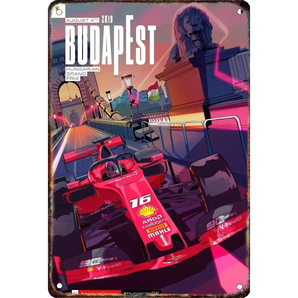 Винтажный постер гонки болидов Формулы, Домашний гараж, Клуб, Современное настенное искусство, Декоративная панель, Фреска, Эстетика