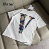 Pure Cotton Versatile Short-sleeved T-shirt for Men New Summer Style Trendy Oversized Half-sleeve Shirt