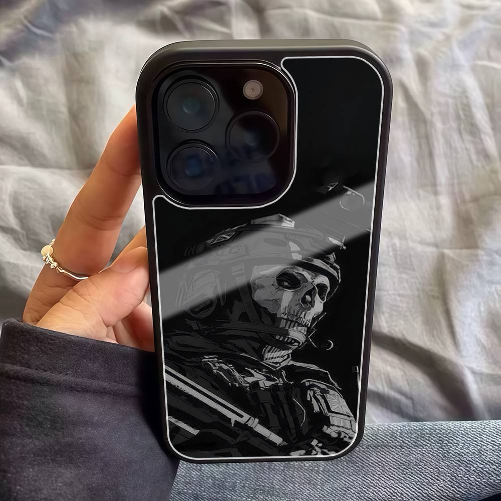 Чехол для телефона C-Call Of D-Duty Аниме Для Iphone 17 Air 16 15 14 13 12 11Pro Max Plus Жесткий Пластик PC+TPU Чехол