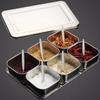 Stainless Steel Food Preparation Box 6/8 Grid Dessert Ingredient Box Seasoning Storage Box  Hot Pot