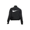 Nike Striped Logo Casual Sport Jacket Women Outerwear Black DX1038-010