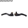 3-Finger Short Brake Clutch Lever Shifter Levers CNC Aluminum Brake Control For Harley Sportster 883 1200 XLH XL Custom Roadster