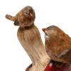Country Living 2 Birds Standing On a Mushroom Ornament