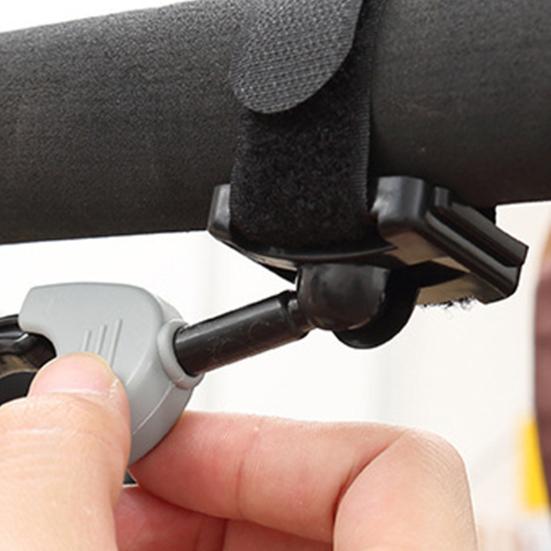 2 шт. крючки для коляски, вращающиеся на 360 градусов, хорошая грузоподъемность, ABS, органайзер для коляски, зажимы для сумки для дома