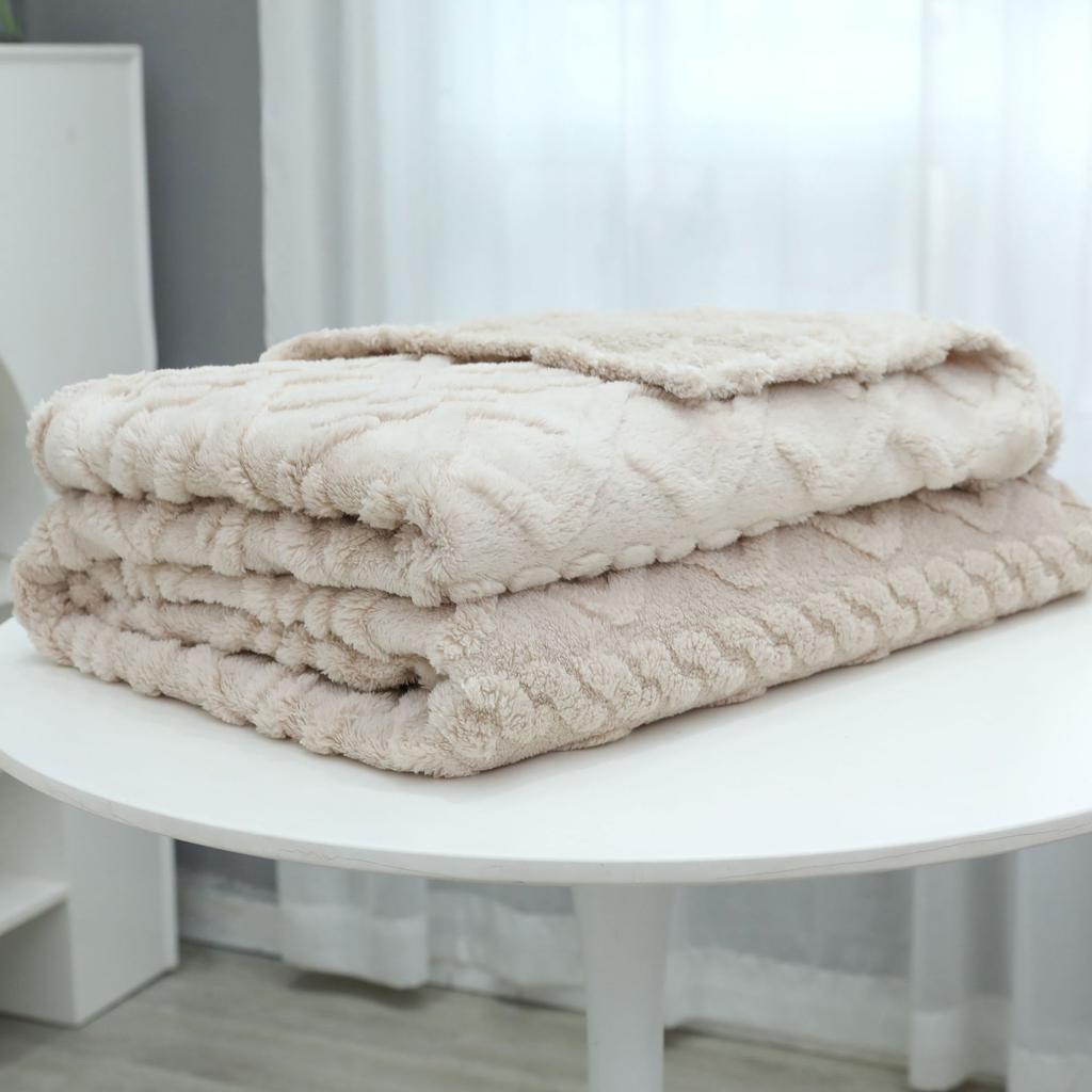 Новинки осени и зимы, однослойные двусторонние жаккардовые одеяла из флиса тафу высокой плотности, флиса шу и хлопка, многофункциональные