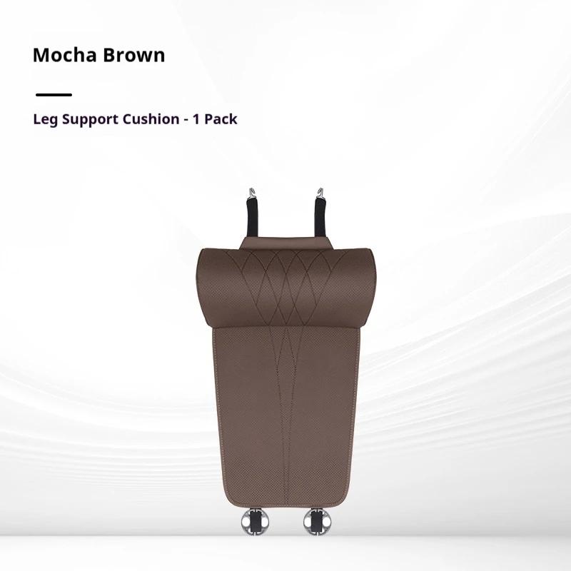 For Toyota RAV4 Land Cruiser Prado 15 New Car Seat Rest Cushion Nappa leather Seat Extender Leg Cushion Memory Foam Seat Padding