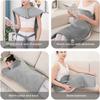 USB Heating Shawl Vest Portable 60x90cm for Women Back Pain Relief Machine Washable Heated Wrap Car Office Relaxation