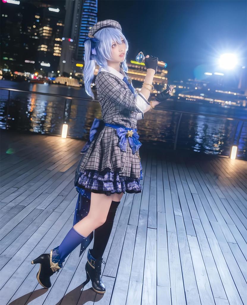 VTuber Cosplay Hoshimachi Suisei Cosplay Costume VTuber Cosplay Hoshimachi Suisei Cosplay Costume Virtual YouTuber VTuber Cosplay Hololive [NOKIJP]