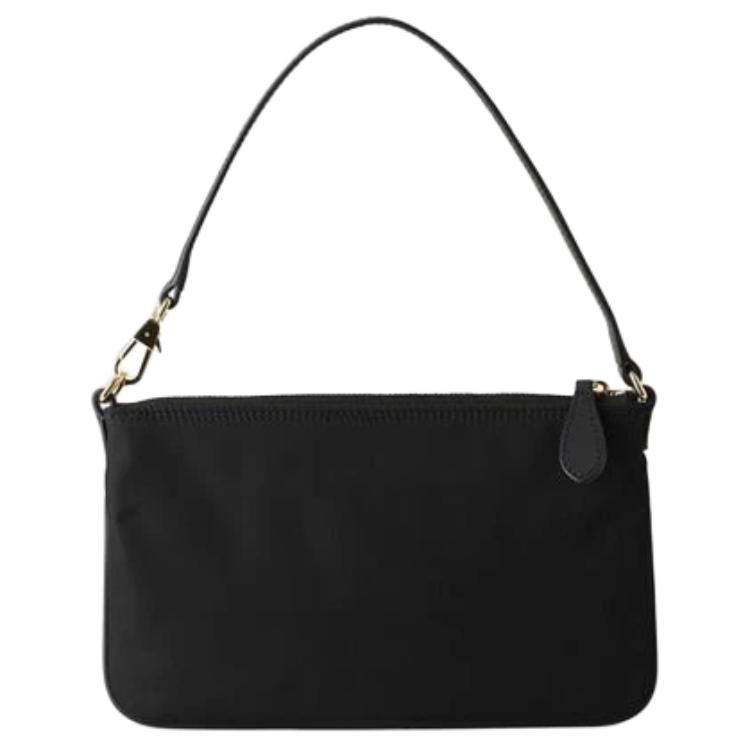 Burberry Metallic 3D Letter Logo Nylon Shoulder Bag Women Shoulder Bag Black 81092711