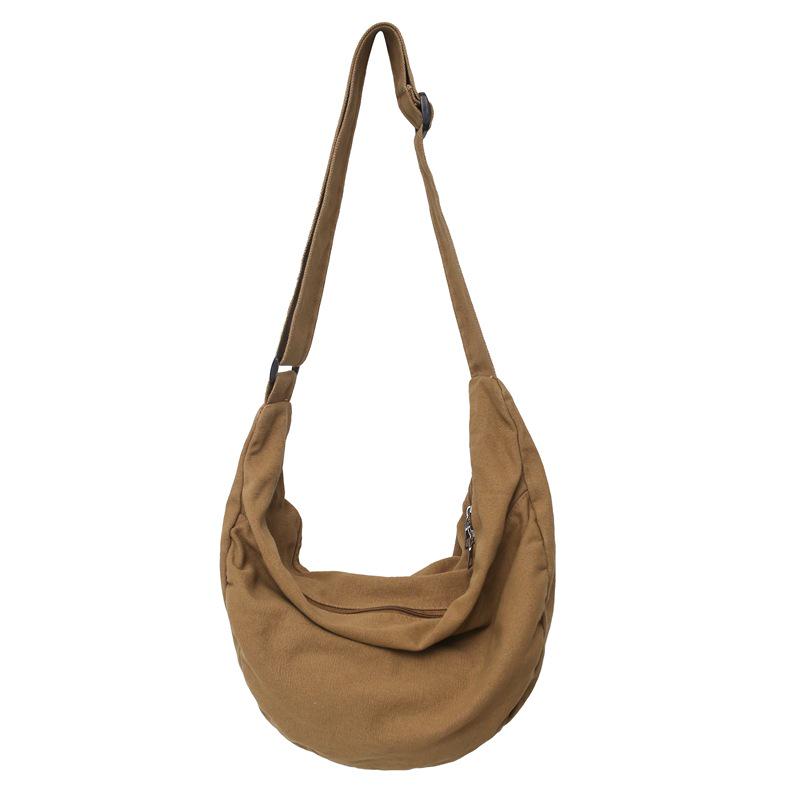 Korean Style Dumpling Bag: Unisex Large Capacity Crossbody for Students and Couples