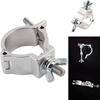 1pcs Heavy Duty Metal Stage Light Hook Clamp for DJ Disco Bar Light -Silver