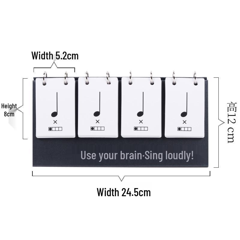 Rhythm Desk Calendar: Music Sight-Reading & Note Training Cards for Teaching