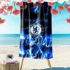 Chelsea F Custom Name Print Beach Towel, Large Soft Quick Dry Towel for Beach Camping Swimming