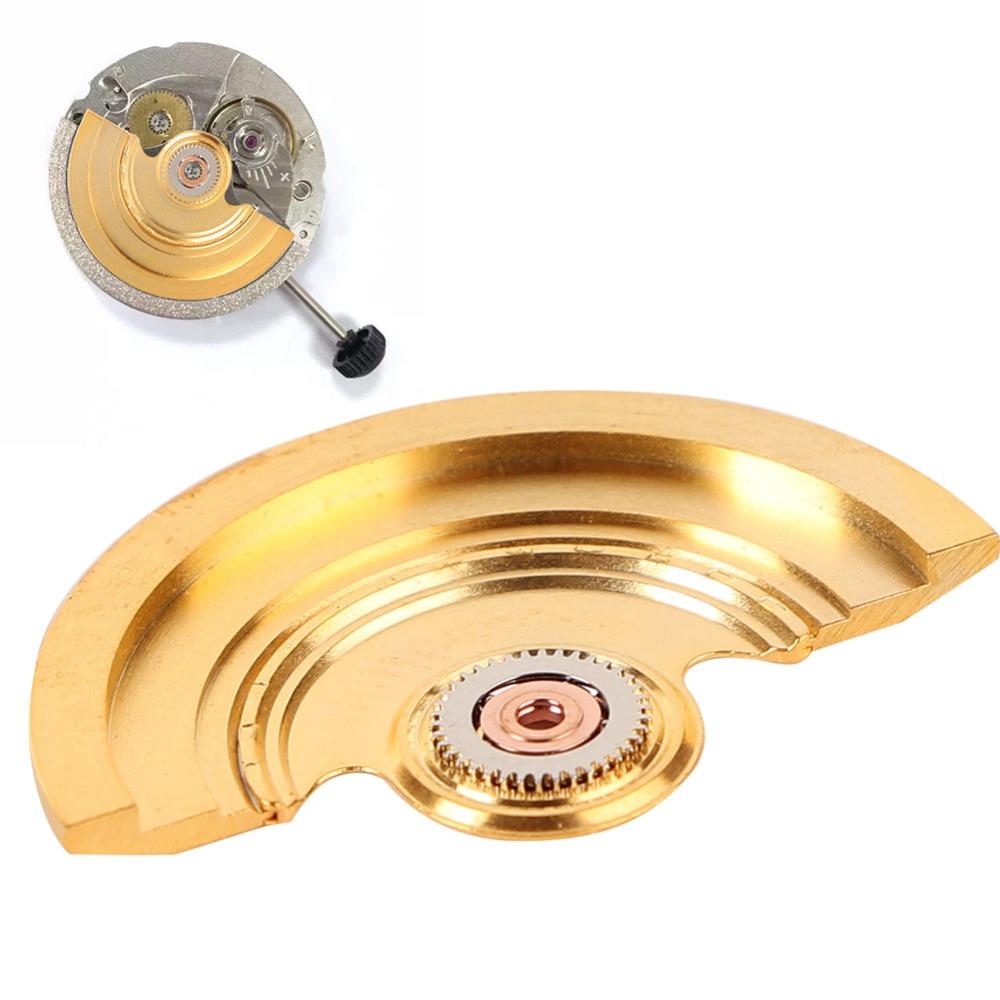 Gold Stainless Steel Oscillating Weight Automatic Hammer Mechanical Movement Watch Repair
