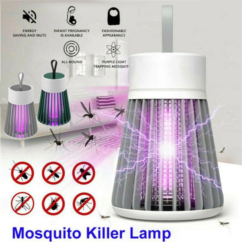 New USB Charging Mini Electric Mosquito Lamp Portable UV Mosquito Trap and Mosquito Killer Bedside Night Light