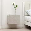 VidaXL Bedside Tables 2 Pcs Concrete Grey 40 X 30 X 30 Cm Chipboard