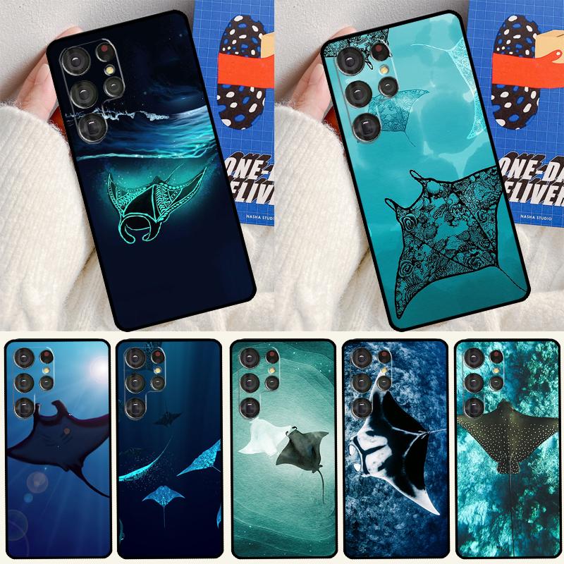 Чехол для телефона с изображением ската для Samsung Galaxy S25 Ultra S24 Ultra S9 S10 S20 S21 S22 Plus S23 S24 FE