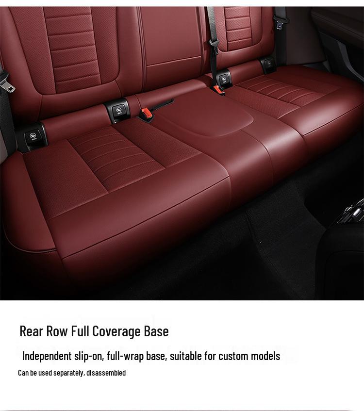 Fits 2018-2020 BMW X3: Genuine Leather Seat Cushion for All Seasons, Five-Seater.