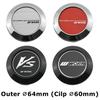 4PCS 64MM OD / 60MM ID Cap For Rims WORK EMOTION EQUIP MEISTER VS Emblem Wheel Center Cap Sport Car Logo Wheel Cover Hub caps