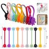 10Pcs Cable Ties Multipurpose Silicone Magnet Cord Ties Silicone Cable Wrap Cord Clip for Cable Management best sale