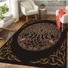 Odin‘s Celtic Raven 3D Modern Area Rug Carpet For Living Room Bedroom Floor Mat Large Area Rug