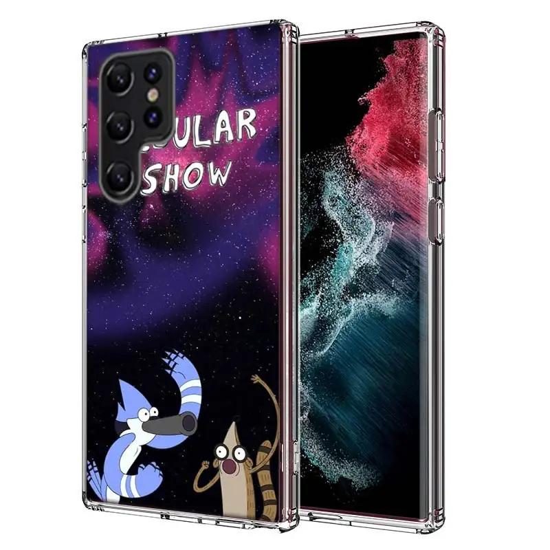 Мультяшные Постоянные Персонажи Милый Чехол-Обложка Для Samsung Galaxy S21 S20 S23 FE S22+ S24 Ultra S25 Edge Чехол Для Телефона S10 Plus Прозрачный Capa Coque