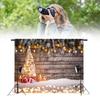 Рождественский фон для фотосъемки для детей, студийный фотореквизит с холстом