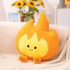 Flame Elf Plush Toy 17.8" Soft Stuffed Flame Doll for Kids Plush Flame Character Pillow for Sofa Bed Car Seats Birthday Gifts