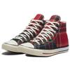 Converse Кроссовки унисекс Chuck Taylor All Star Hi Tartan Red Green Split 169259C