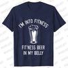 Men's Street Wear T-shirts Need Beer Graphic Tee Shirt Homme Funny Low Battery Need Beer Novelty T-Shirt Drinking Party Tshirts