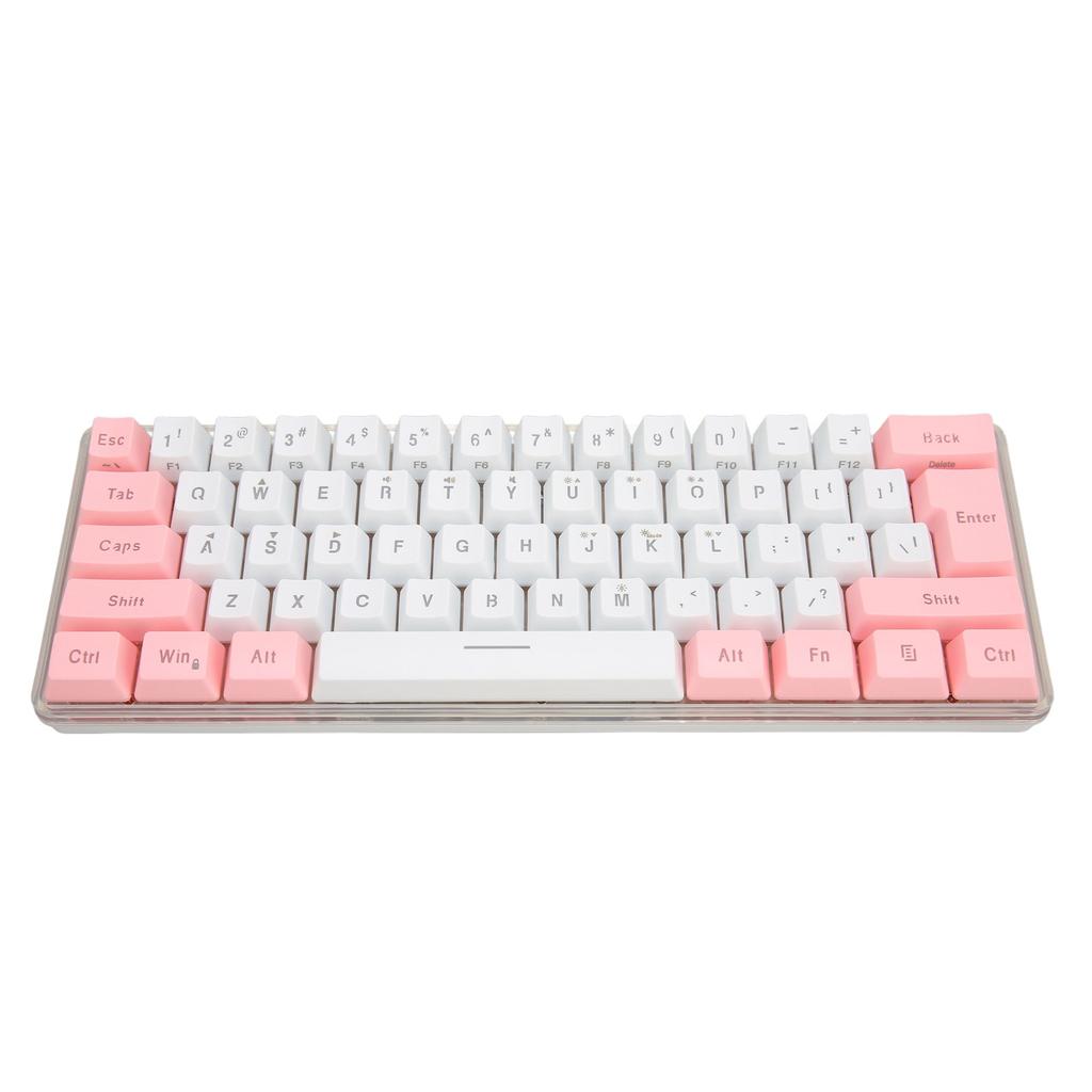 Игровая клавиатура USB 61 клавиша Контрастная цветная подсветка RGB Разделение клавиш Механическая проводная клавиатура