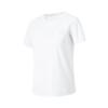 Li Ning Womens Running Series Round Neck Breathable Quick-Dry Logo T-Shirt Women Tops Standard-White ATSU060-5