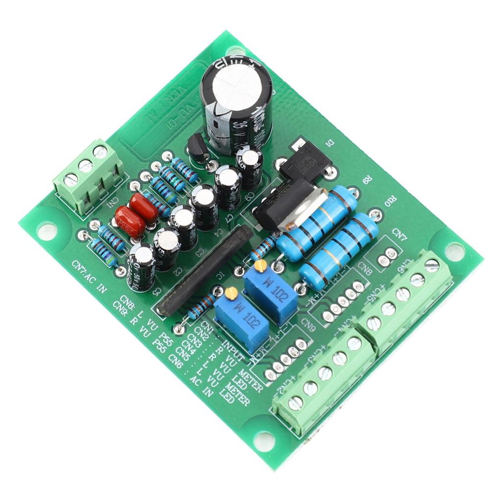 AC 12V Стерео Плата Драйвера VU-метра Усилитель ДБ Измеритель Уровня Аудио