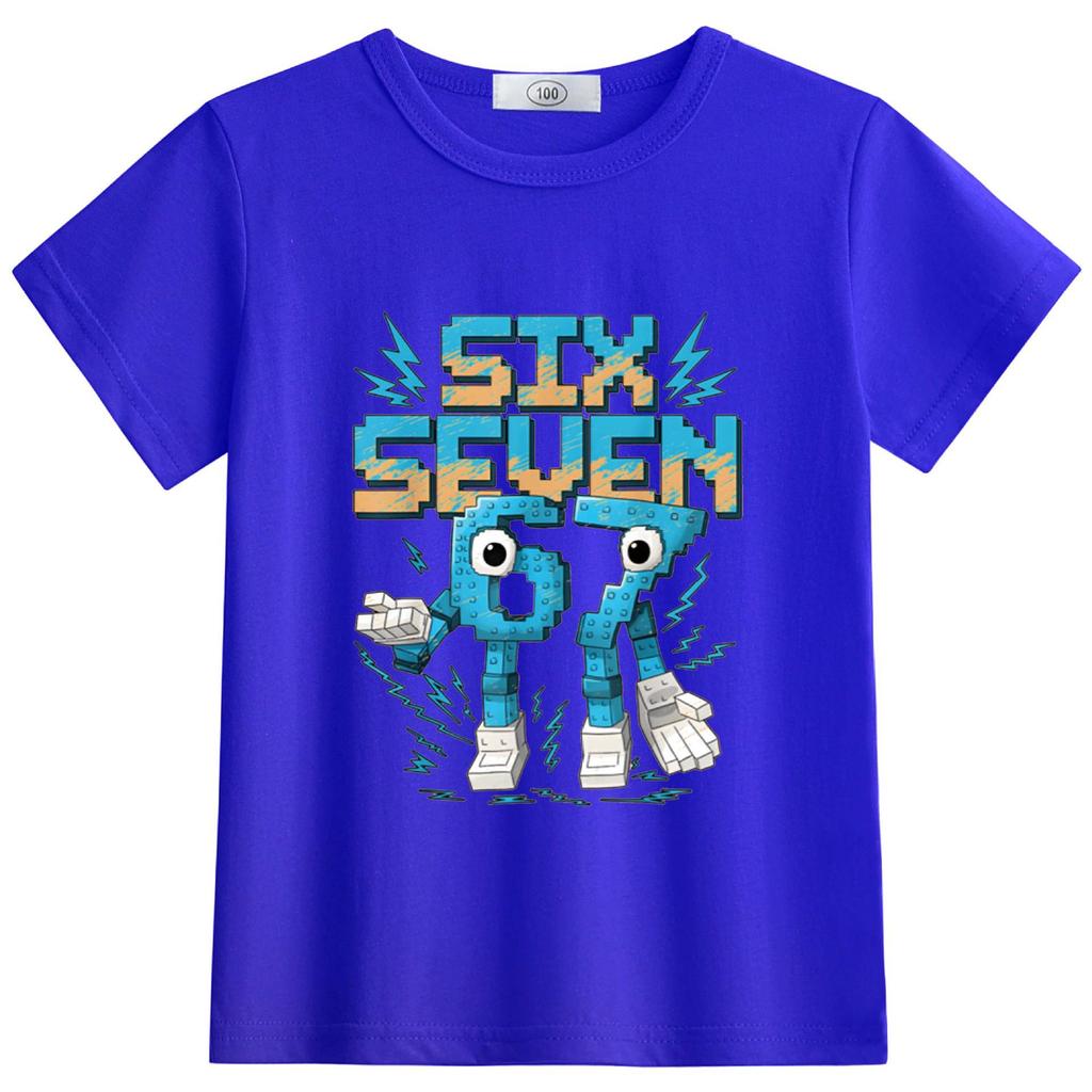 Available: StealABrainrot Kids' Summer Round-Neck Light Short Sleeve T-shirt 63301